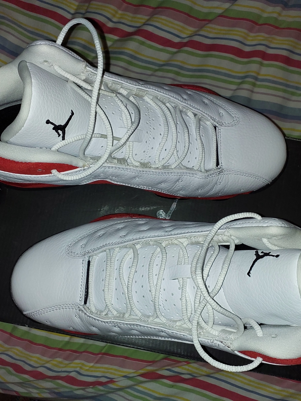 Nike Air Jordan 13 Retro White/Black Varsity Red CHICAGO 2010 - Picture 4 of 16